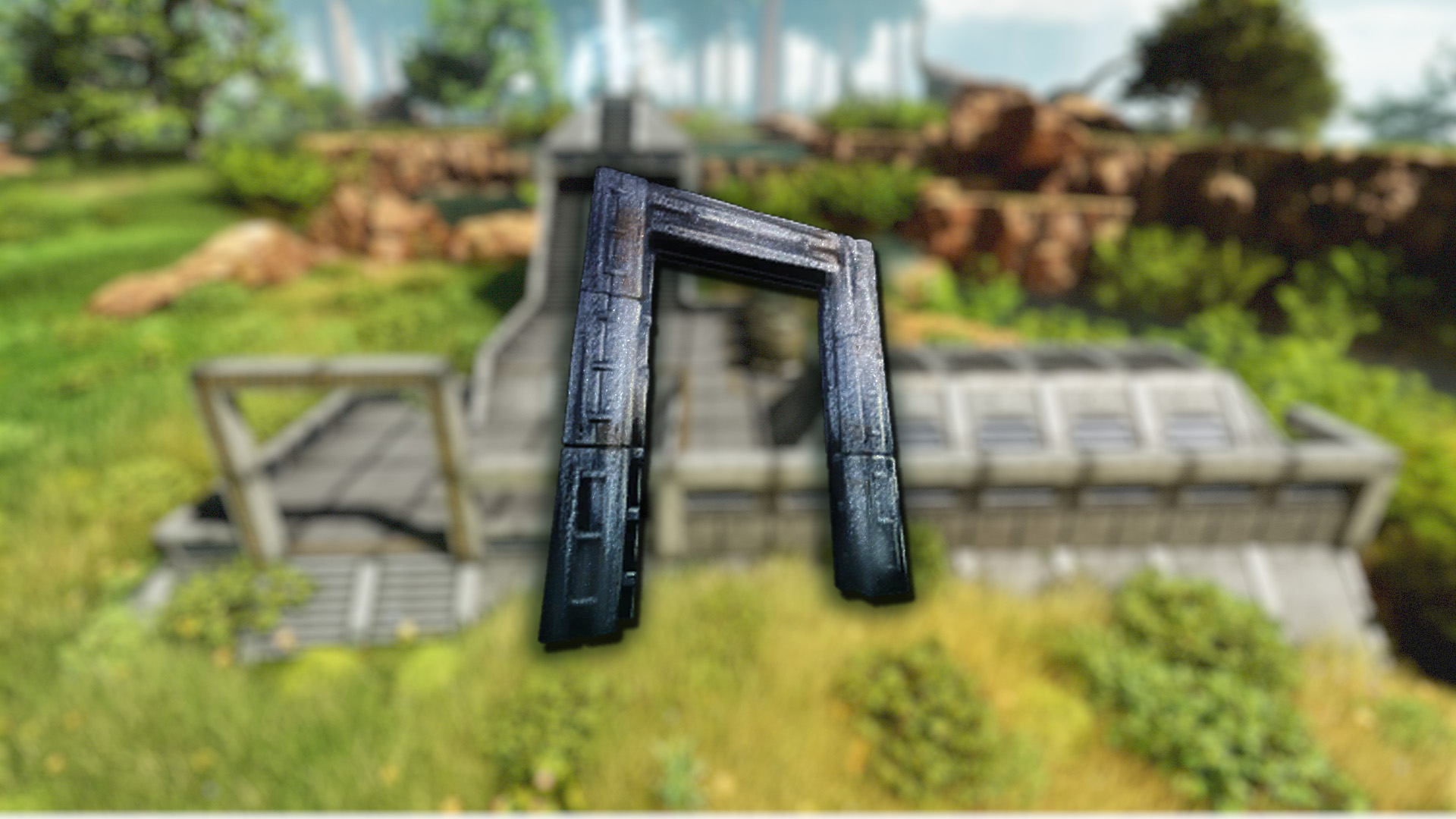 Metal Dinosaur Gateway